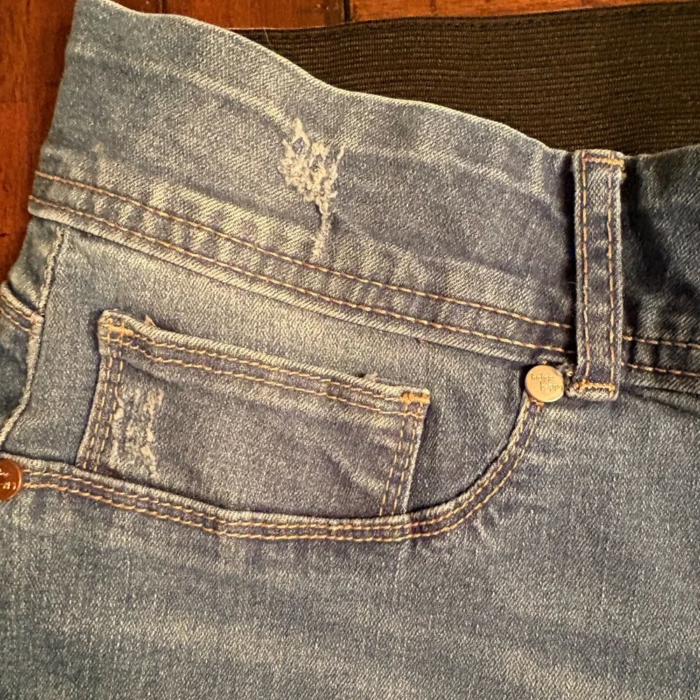 Indigo Poppy Distressed - Size 16 - Fun, Stretchy, Comfortable - Picture 4 of 13